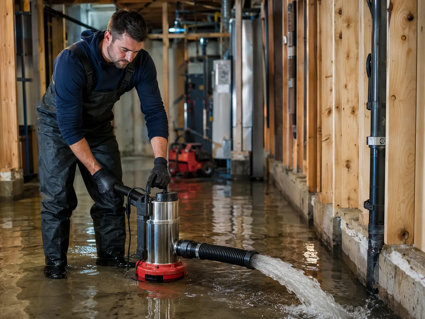 Flooded Basement Cleanup service in the Greater Toronto Area by Restoration Services GTA