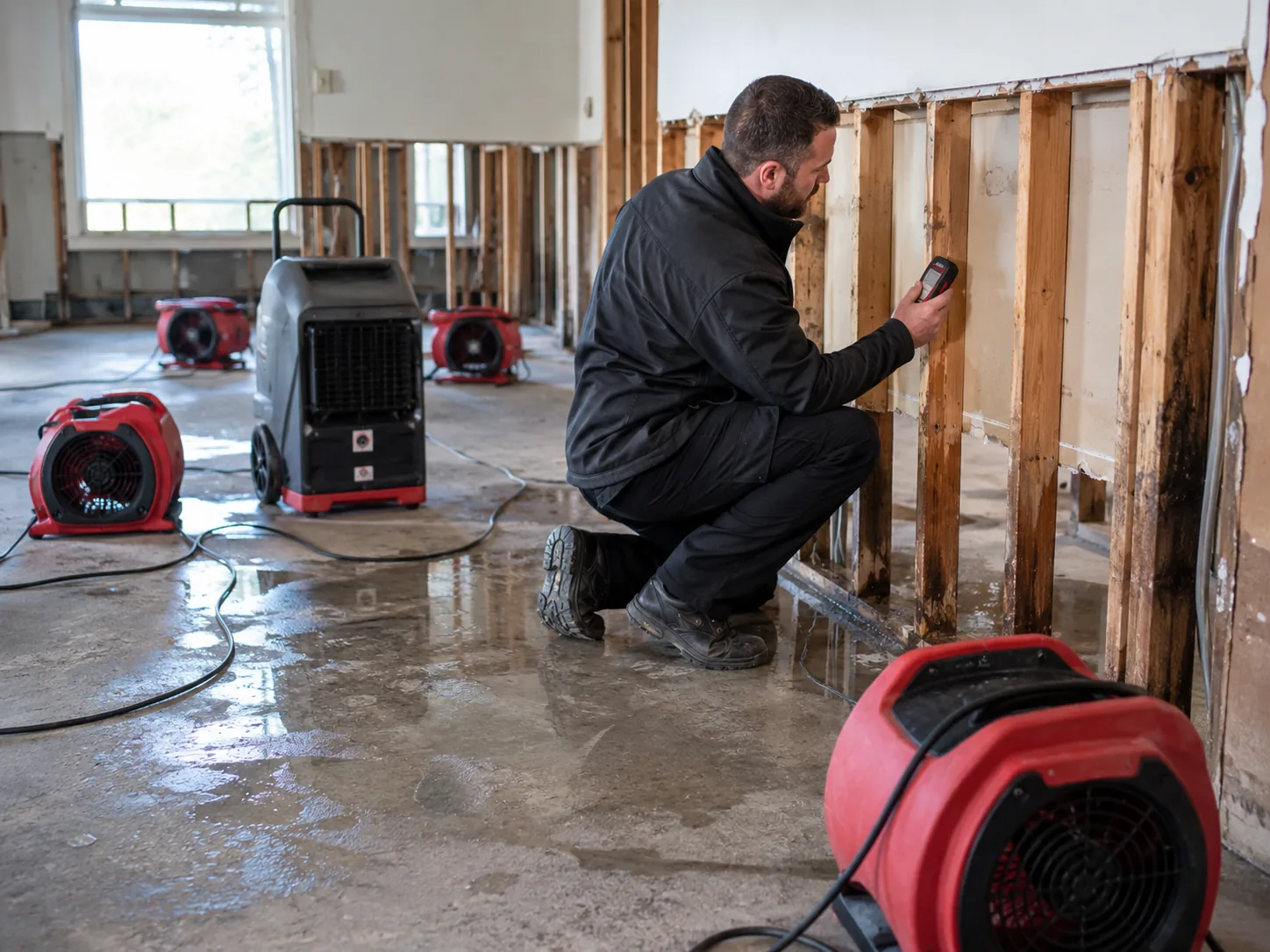 Structural Drying and Dehumidification service in the Greater Toronto Area by Restoration Services GTA